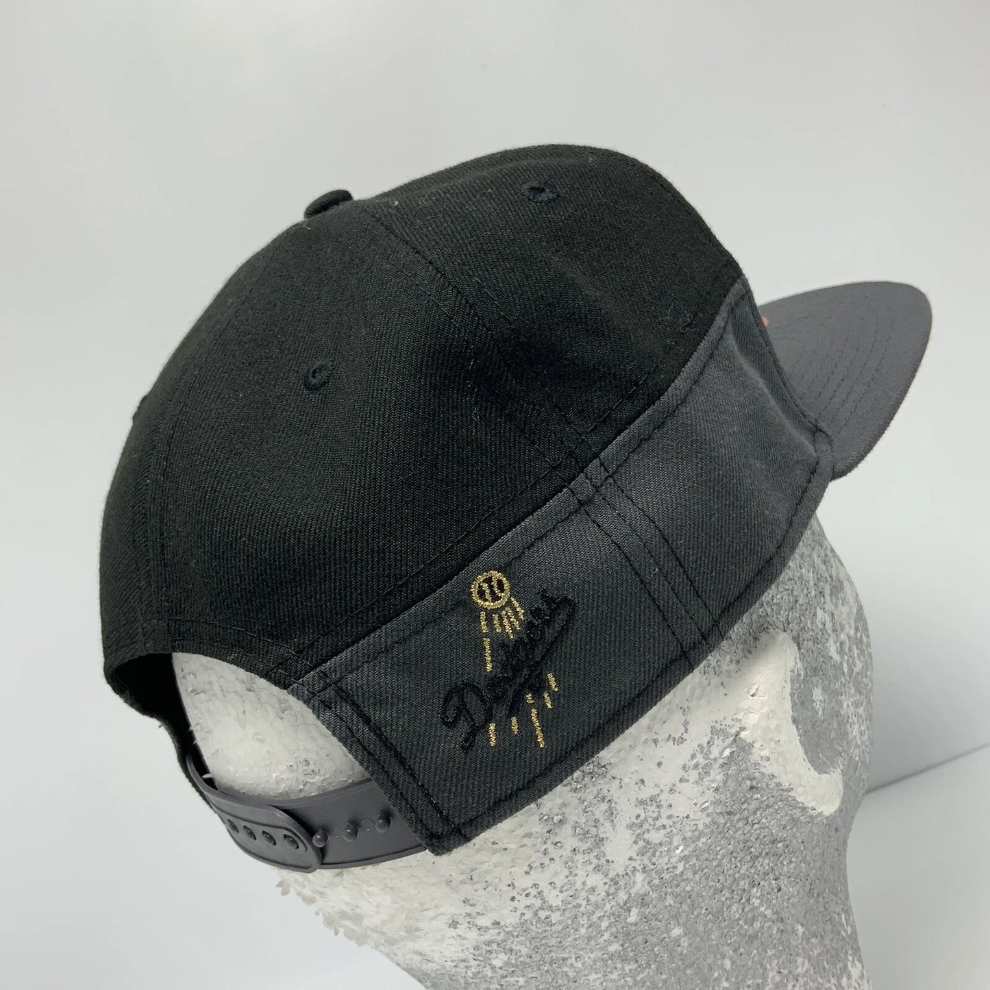 New Era Cap MLB Los Angeles Dodgers Black Charcoal Grey 9FIFTY Snapback Hat