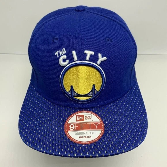 Men's New Era Cap Royal Blue Golden State Warriors 9FIFTY NBA