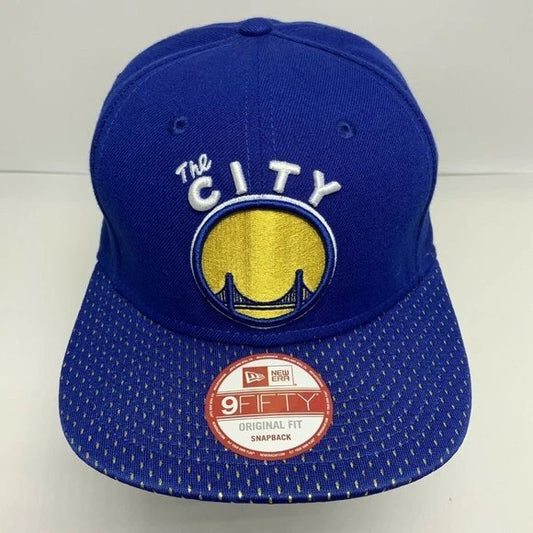 Men's New Era Cap Royal Blue Golden State Warriors 9FIFTY NBA