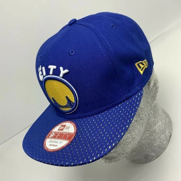 Men's New Era Cap Royal Blue Golden State Warriors 9FIFTY NBA