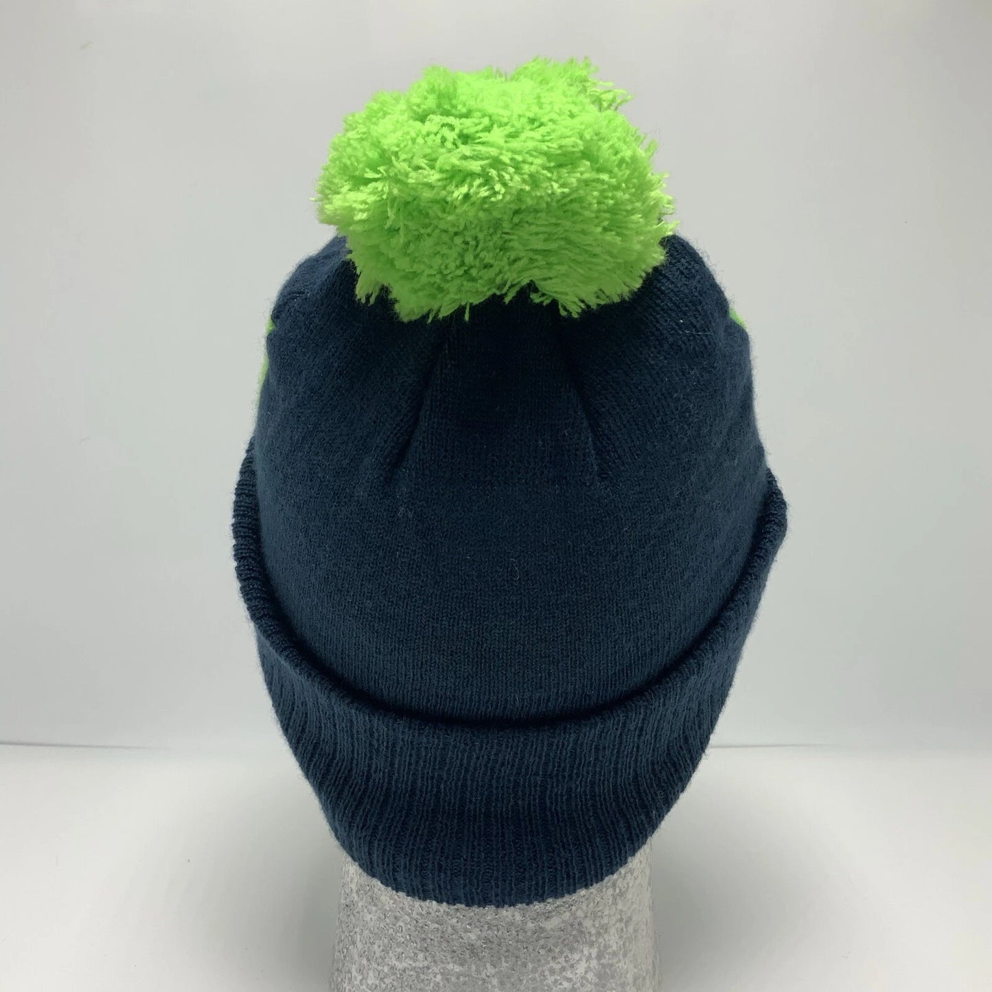 New Era Cap NFL Seattle Seahawks Lime Green Navy Beanie