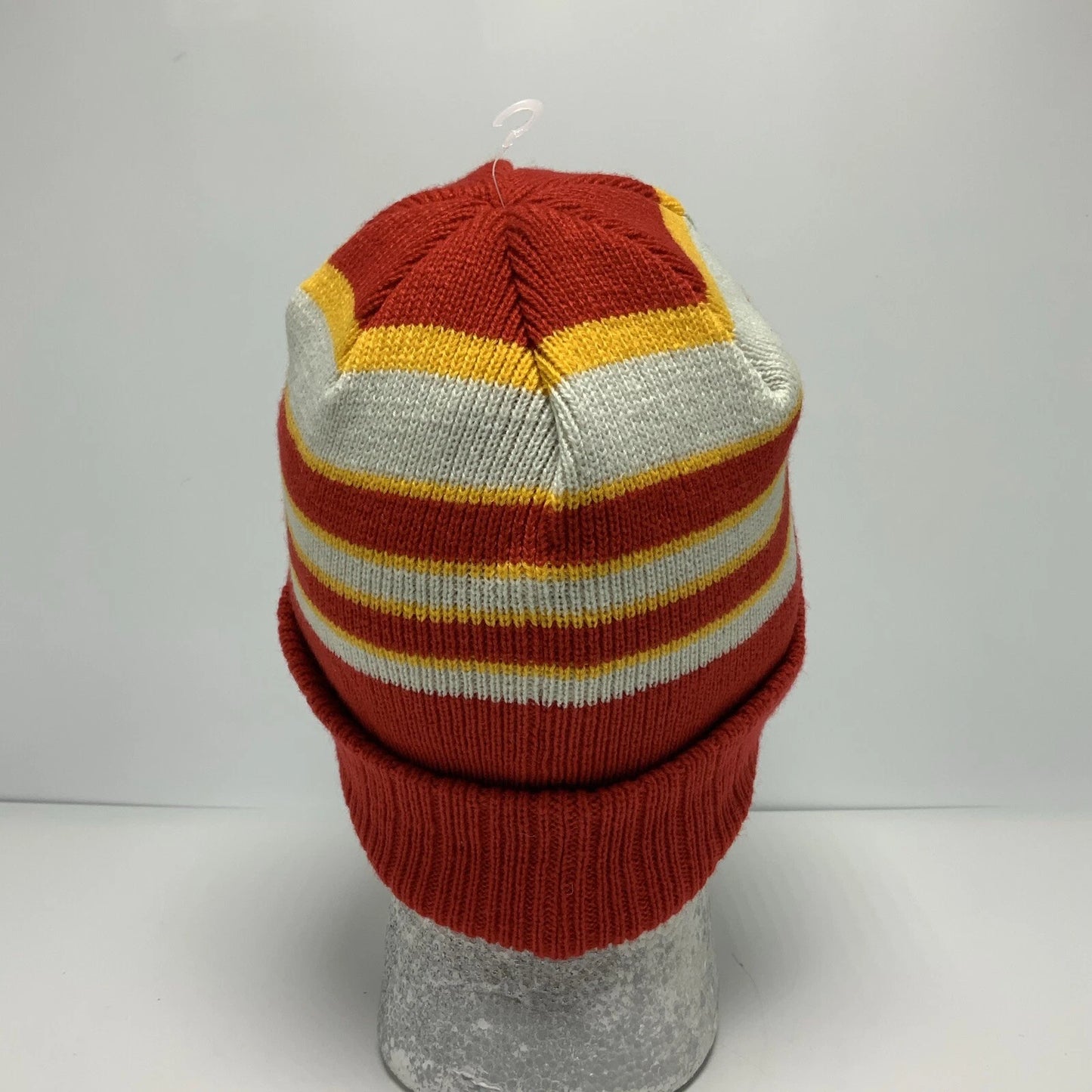 New Era Cap NFL Kansas City Chiefs Red Yellow Off White Beanie