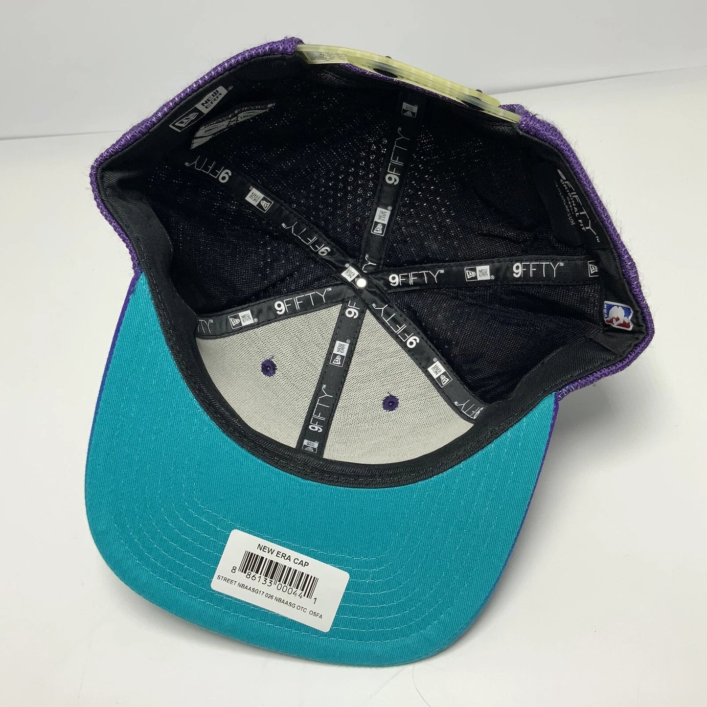 Men's New Era Cap NBA Charlotte Hornets Purple | Turquoise 9FIFTY Snapback Hat
