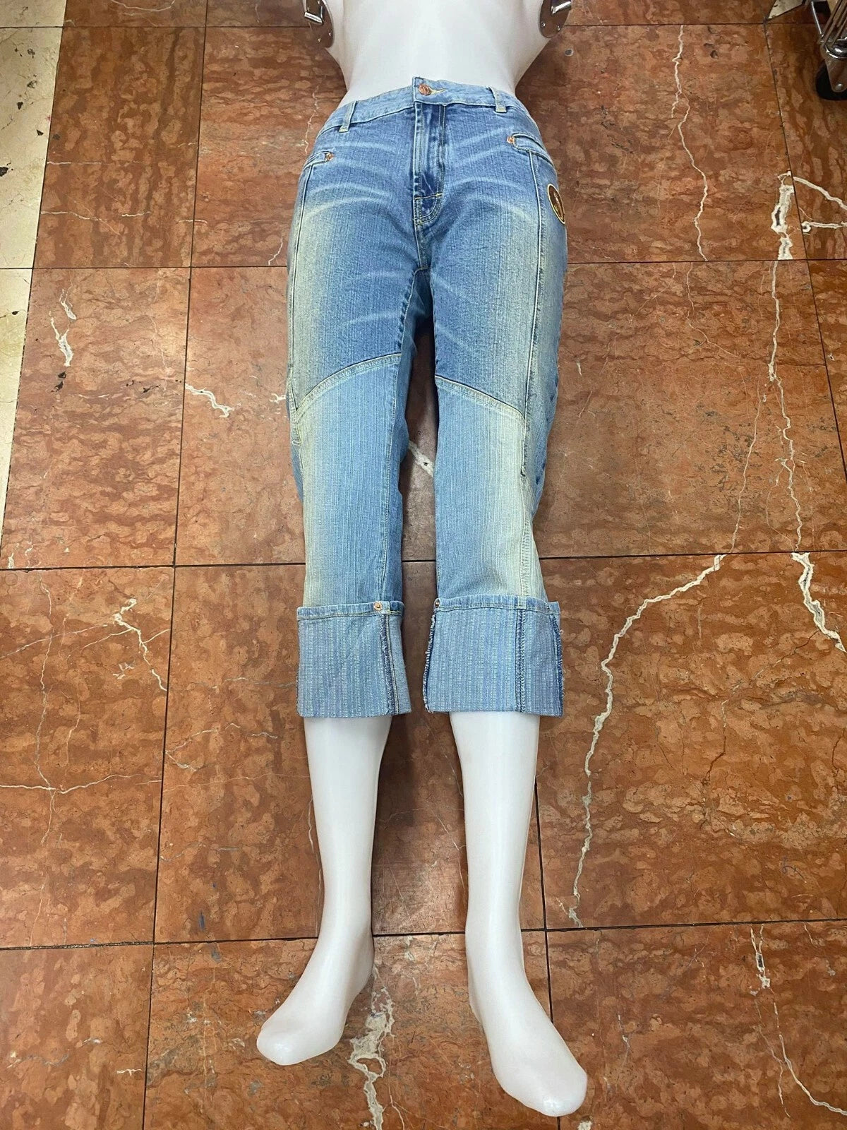 Women's Azzure Vintage Sandblast Capri Pants