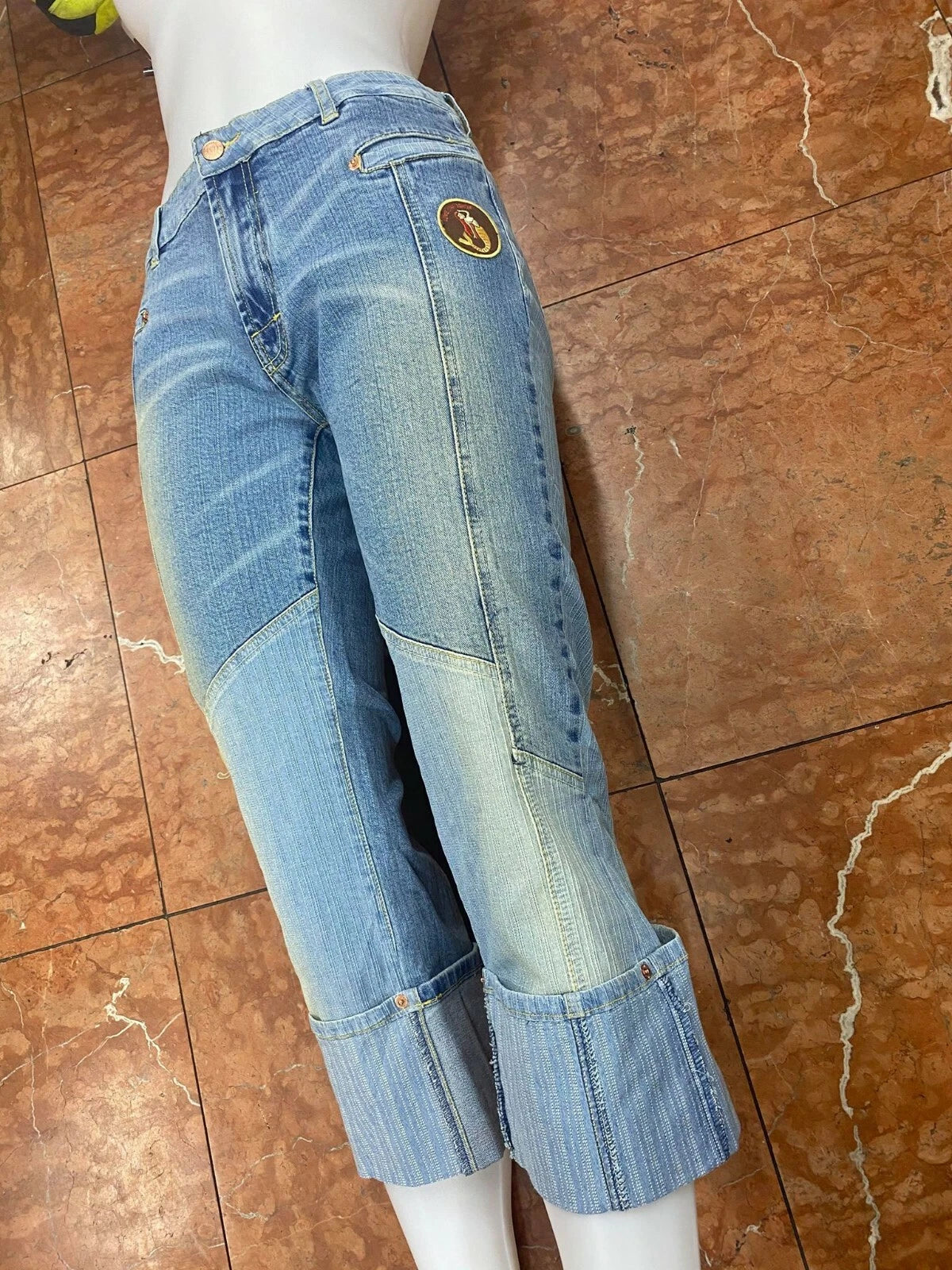 Women's Azzure Vintage Sandblast Capri Pants
