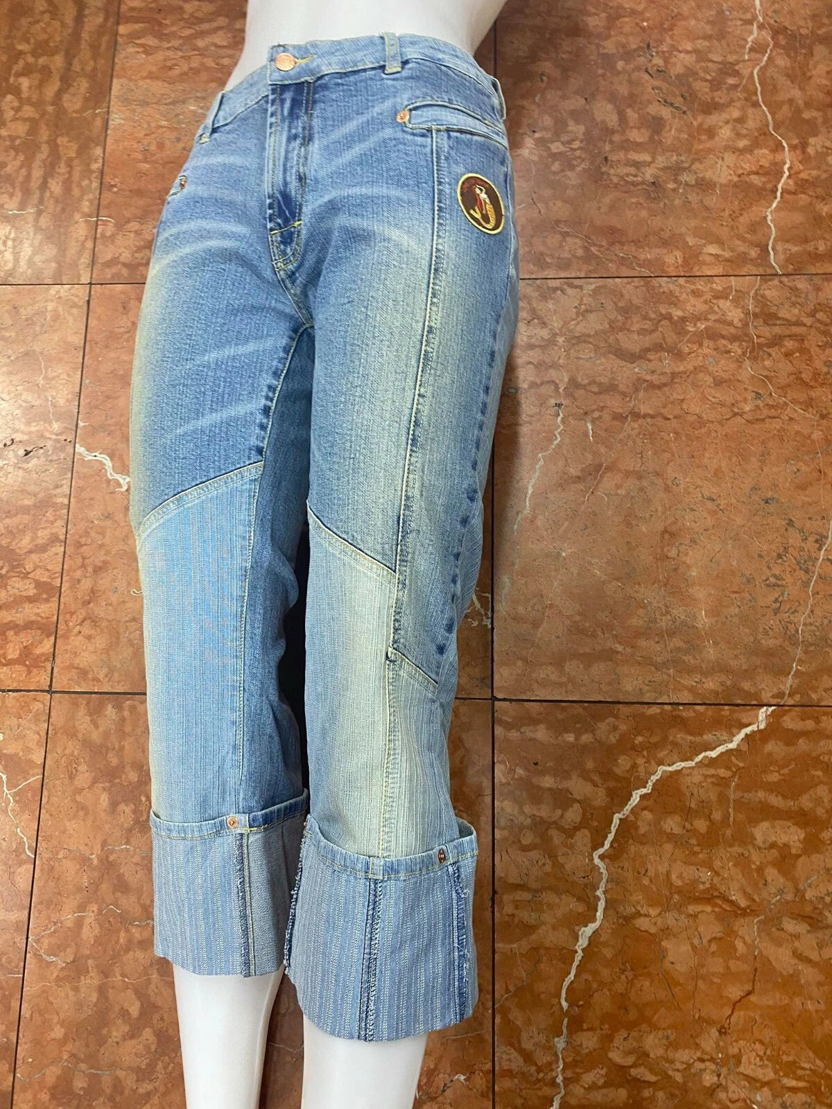 Women's Azzure Vintage Sandblast Capri Pants