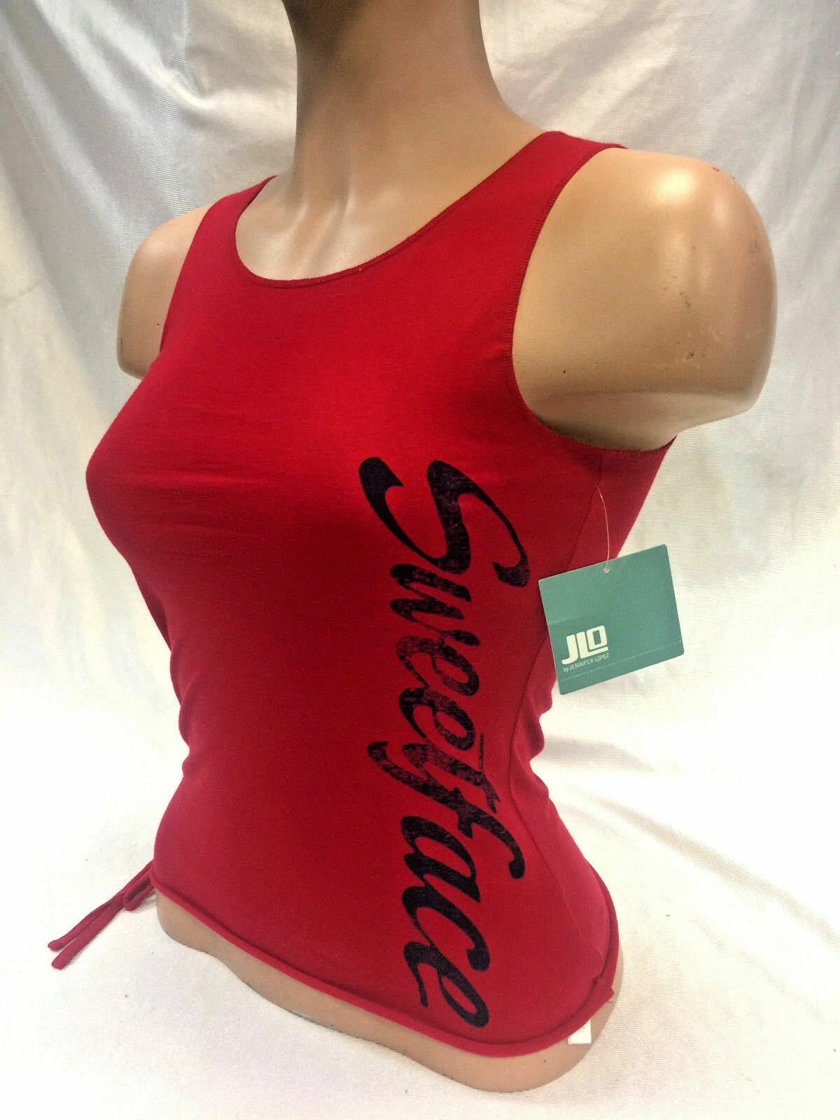 Women's Jlo Red | Navy Sweetface Tee Shirt