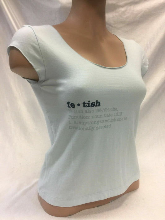 Women's Fetish Lt. Blue Tee Shirt