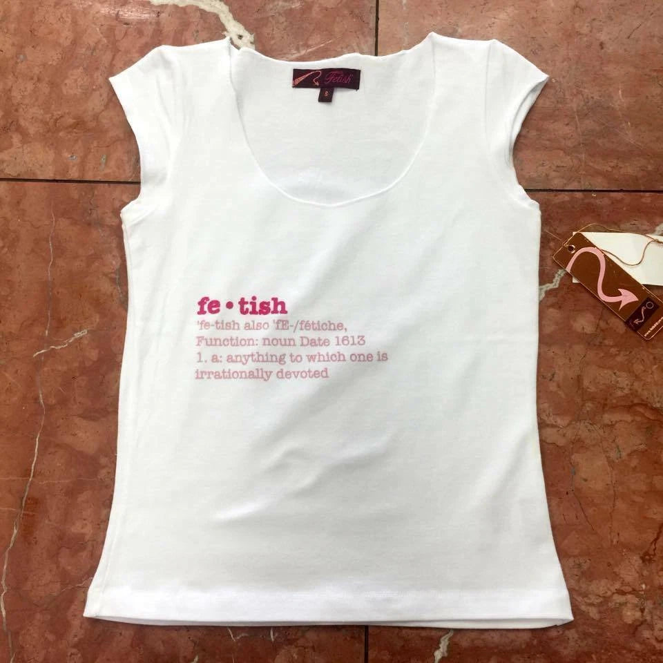 Women's Fetish White Tee Shirt