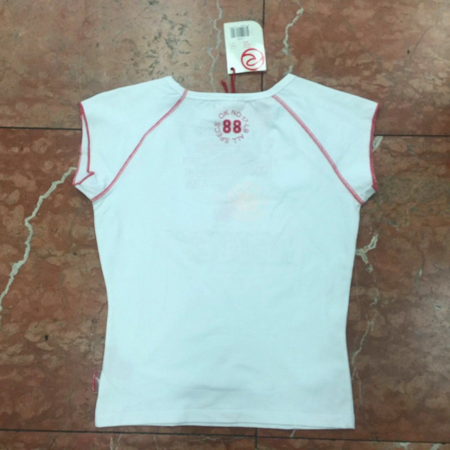 Women's Request White | Red Tee Shirt