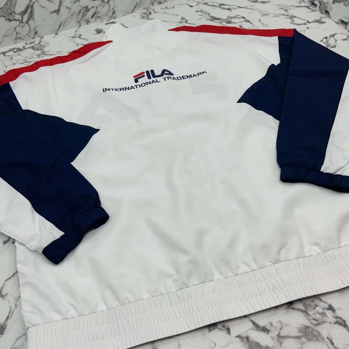 Men’s Fila White | Navy | Red Wind Jacket