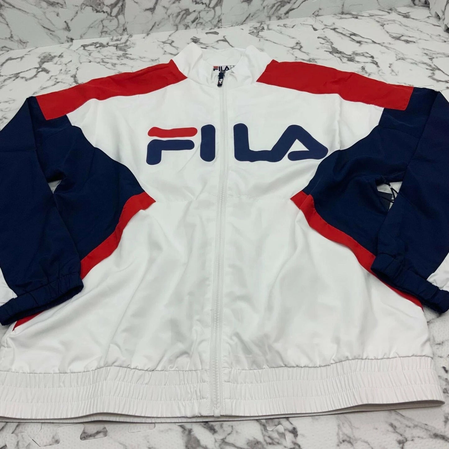 Men’s Fila White | Navy | Red Wind Jacket