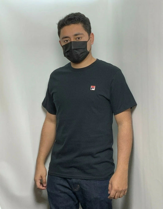Men's Fila Black Short Sleeve Tee Shirt