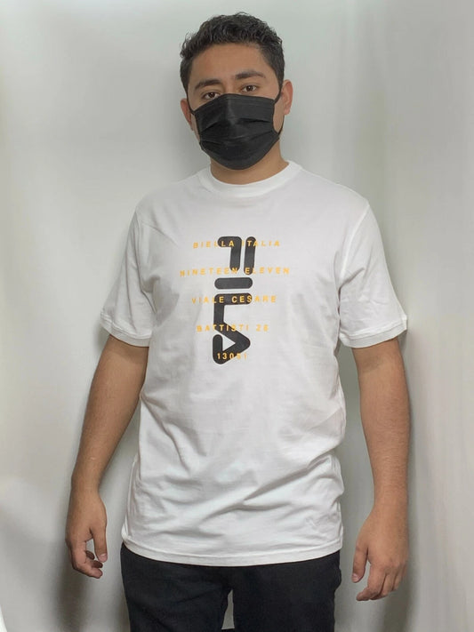 Men's Fila White Short Sleeve Tee Shirt