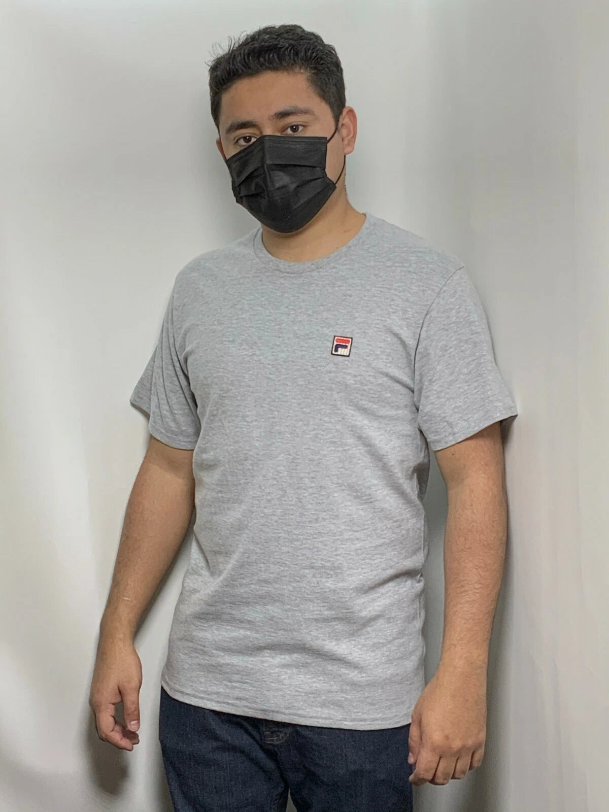 Men's Fila Grey Short Sleeve Tee Shirt