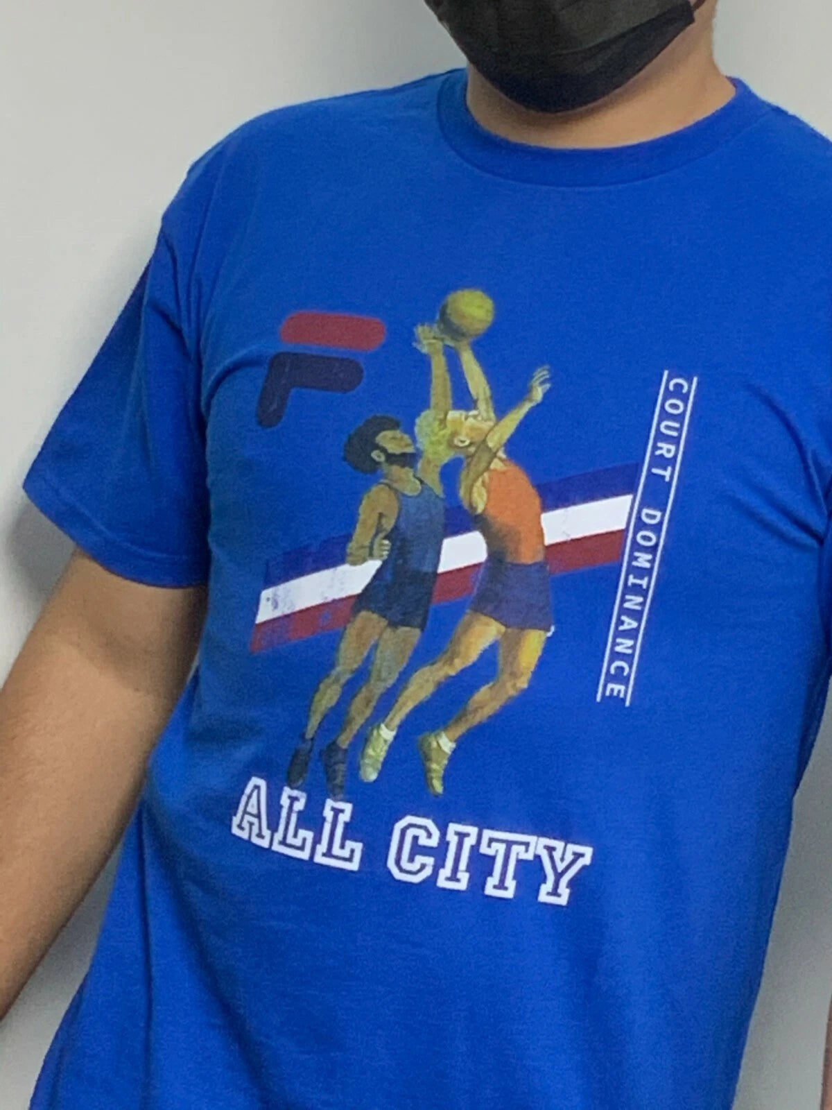 Men's Fila Royal Blue All City Short Sleeve Tee Shirt