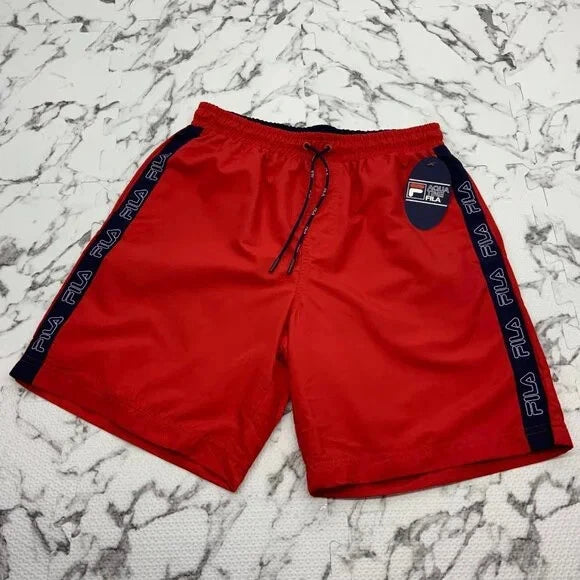 Men’s Fila Red Navy Fashion Casual Short