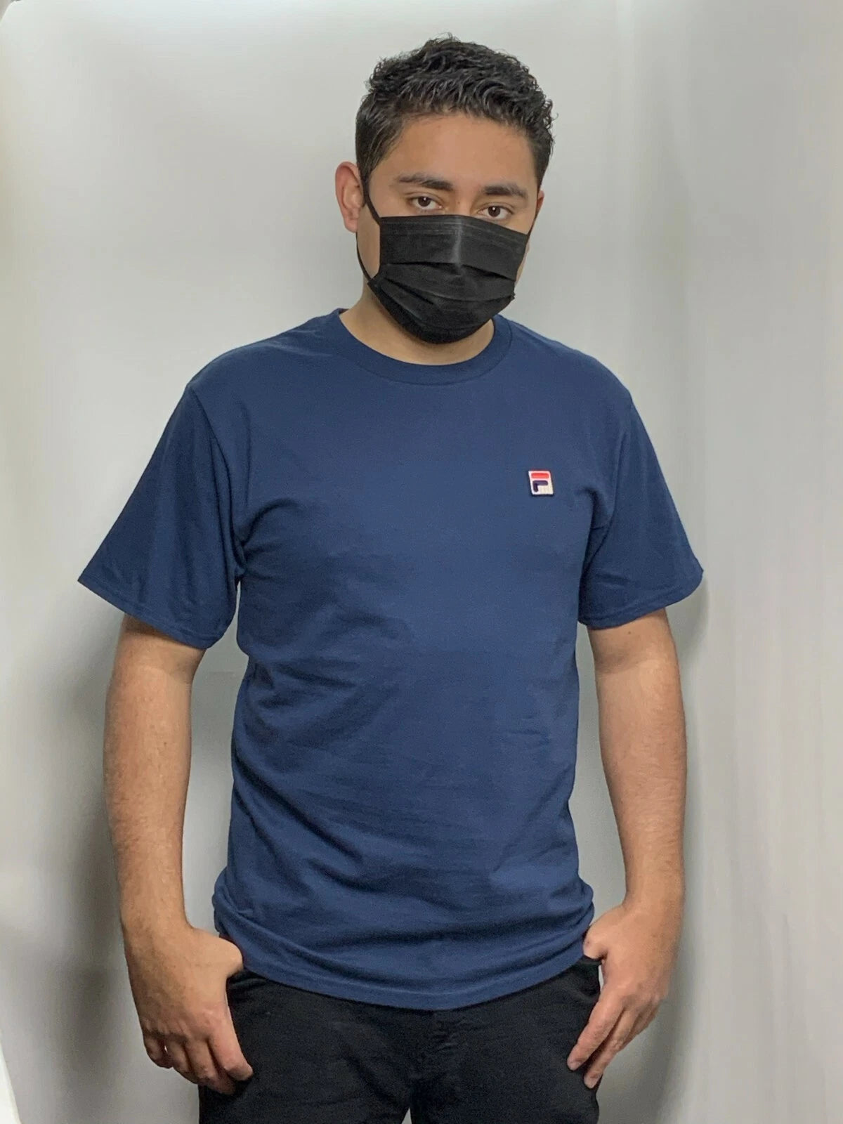 Men's Fila Navy Short Sleeve Tee Shirt