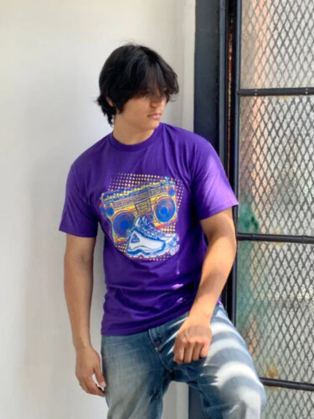 Men’s Fila Purple Short Sleeve Tee Shirt NWT