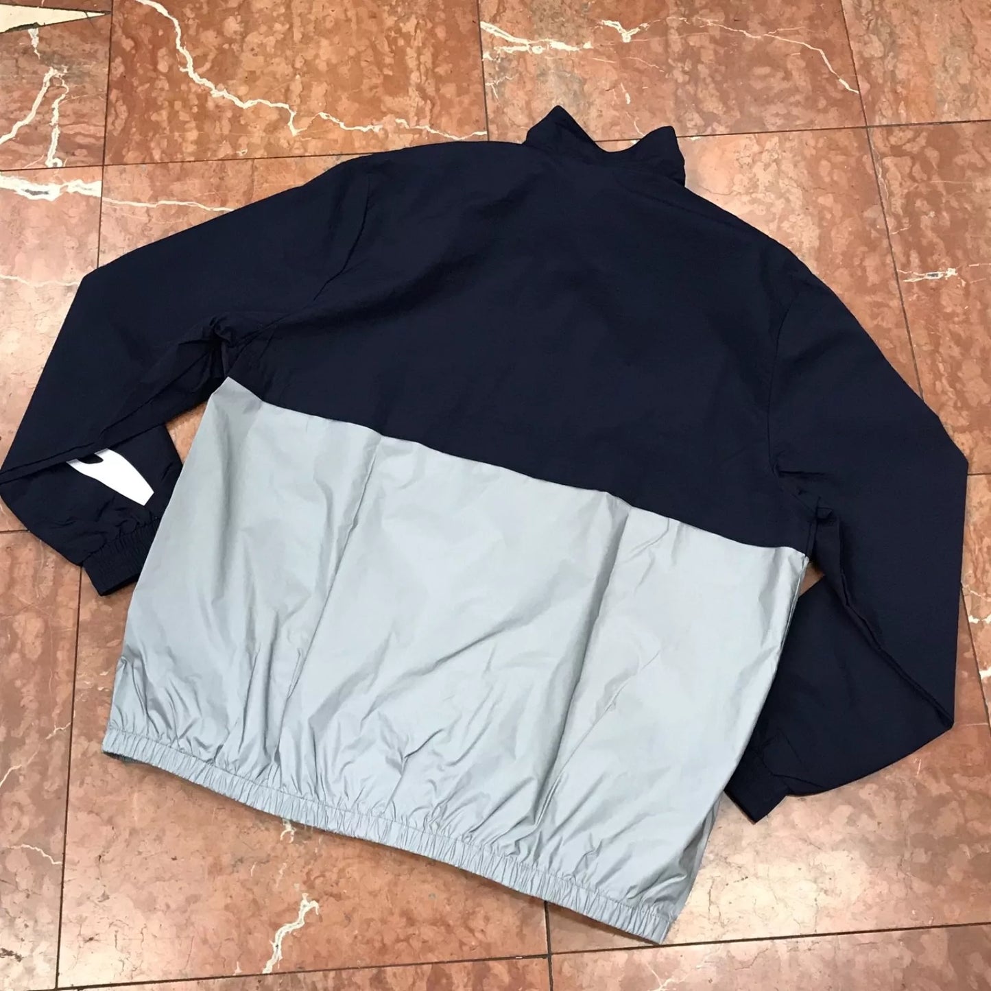 Men's Fila Navy | Silver Windbreaker Hoodie