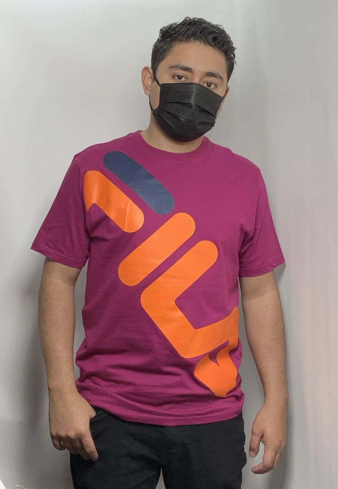 Men's Fila Magneta Signature Short Sleeve Tee Shirt.