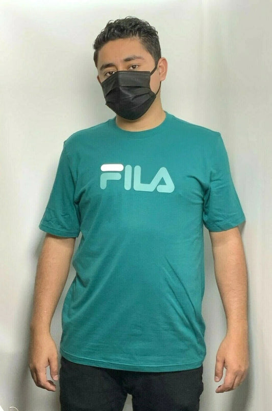 Men's Fila Teal Short Sleeve Tee Shirt
