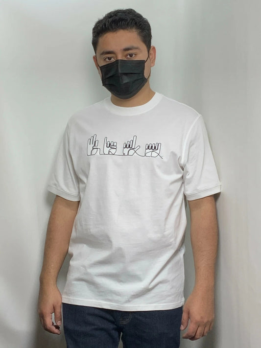 Men's Fila White Short Sleeve Tee Shirt