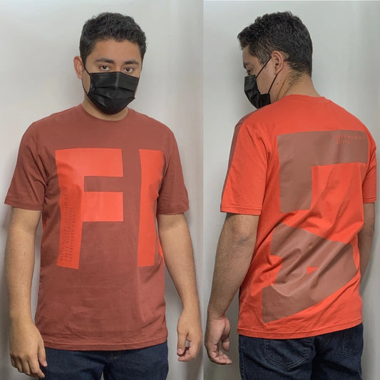 Men's Fila Rust Short Sleeve Tee Shirt