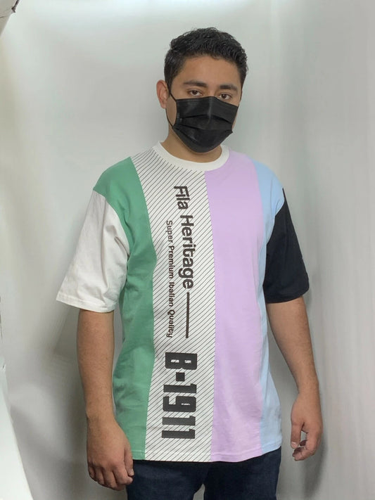 Men's Fila Multicolor Short Sleeve Tee Shirt