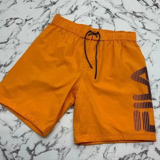 Men’s Fila Orange Navy Fashion Casual Short