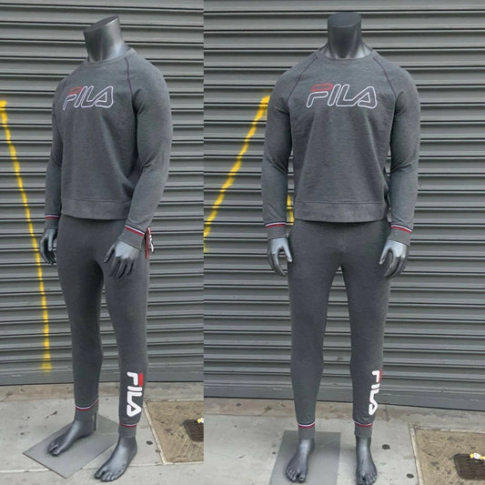 Men's Fila Grey Full Zip Tracksuit