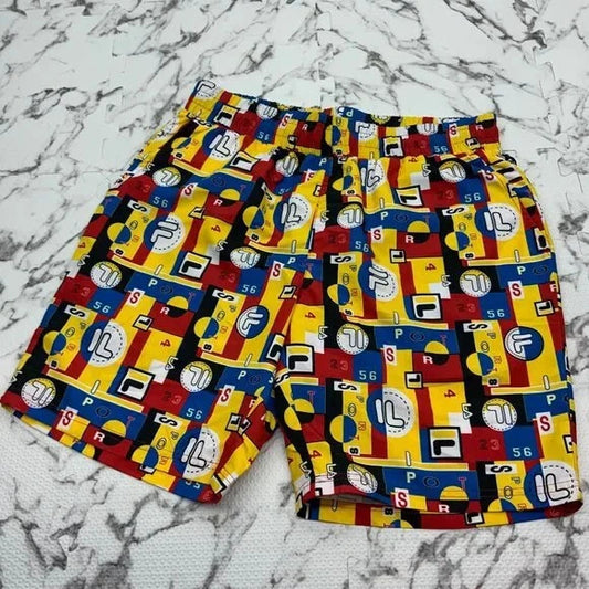 Men’s Fila Multicolor All Over Logo Short