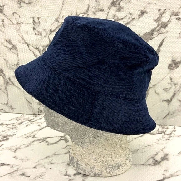 Men’s Kangol Navy Blue Corduroy Bucket Hat
