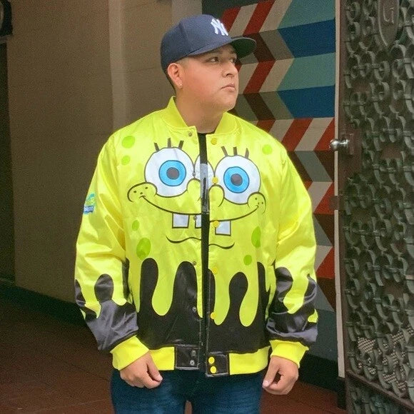 Men’s SpongeBod Drip Lightweight Satin Jacket