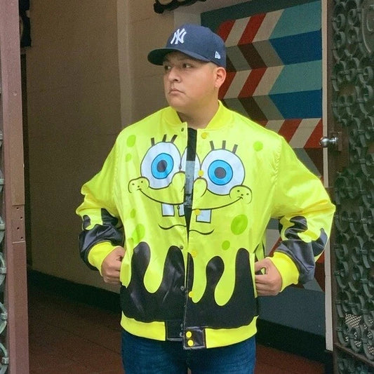 Men’s SpongeBod Drip Lightweight Satin Jacket