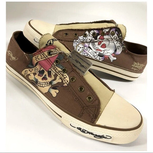 Men’s Ed Hardy Brown Sneakers