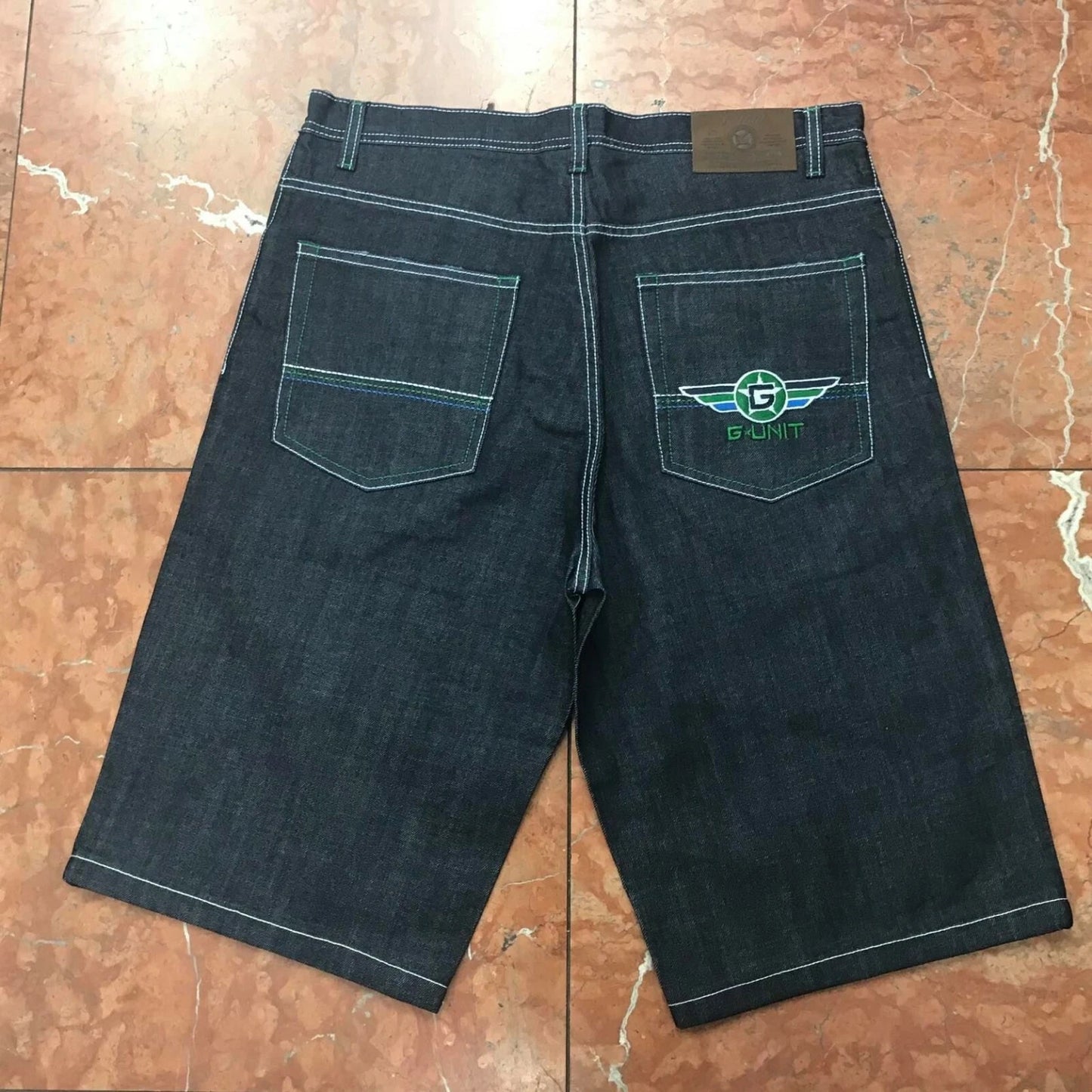 Men's G Unit Raw Blue Fashion Denim Short