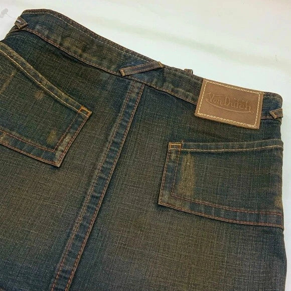 Women’s Von Ducth Vintage Denim Mini Skirt