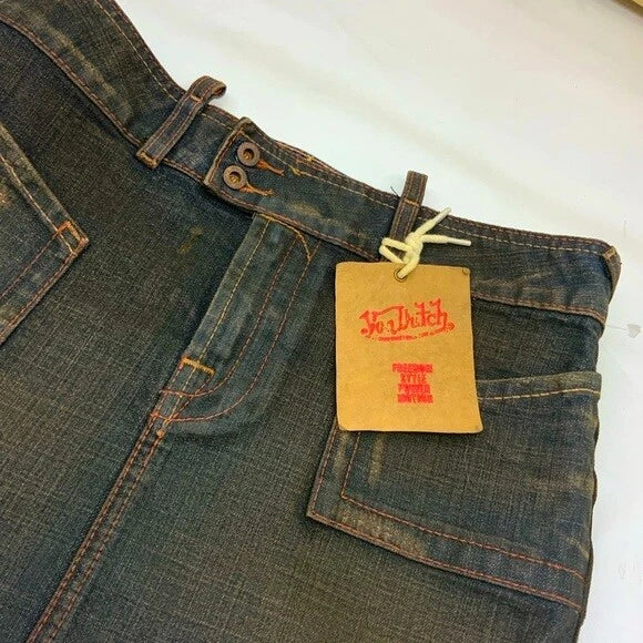 Women’s Von Ducth Vintage Denim Mini Skirt
