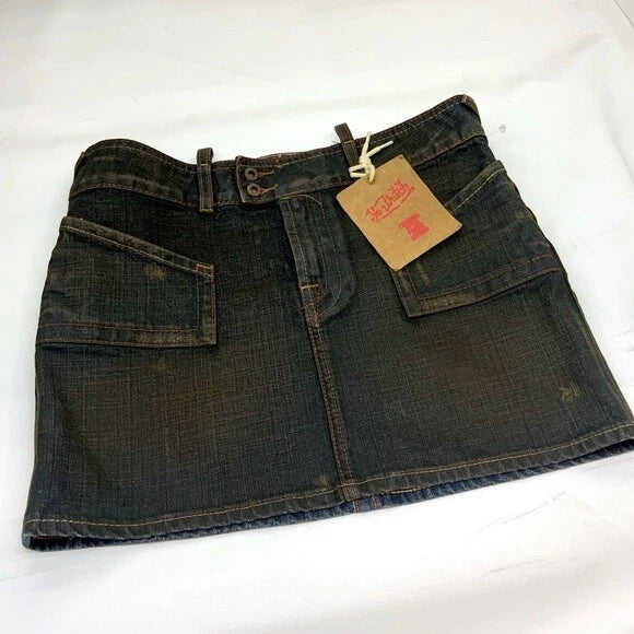 Women’s Von Ducth Vintage Denim Mini Skirt