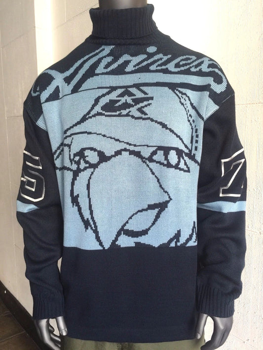 Men's Avirex Navy | Lt.Blue Turtleneck Sweater
