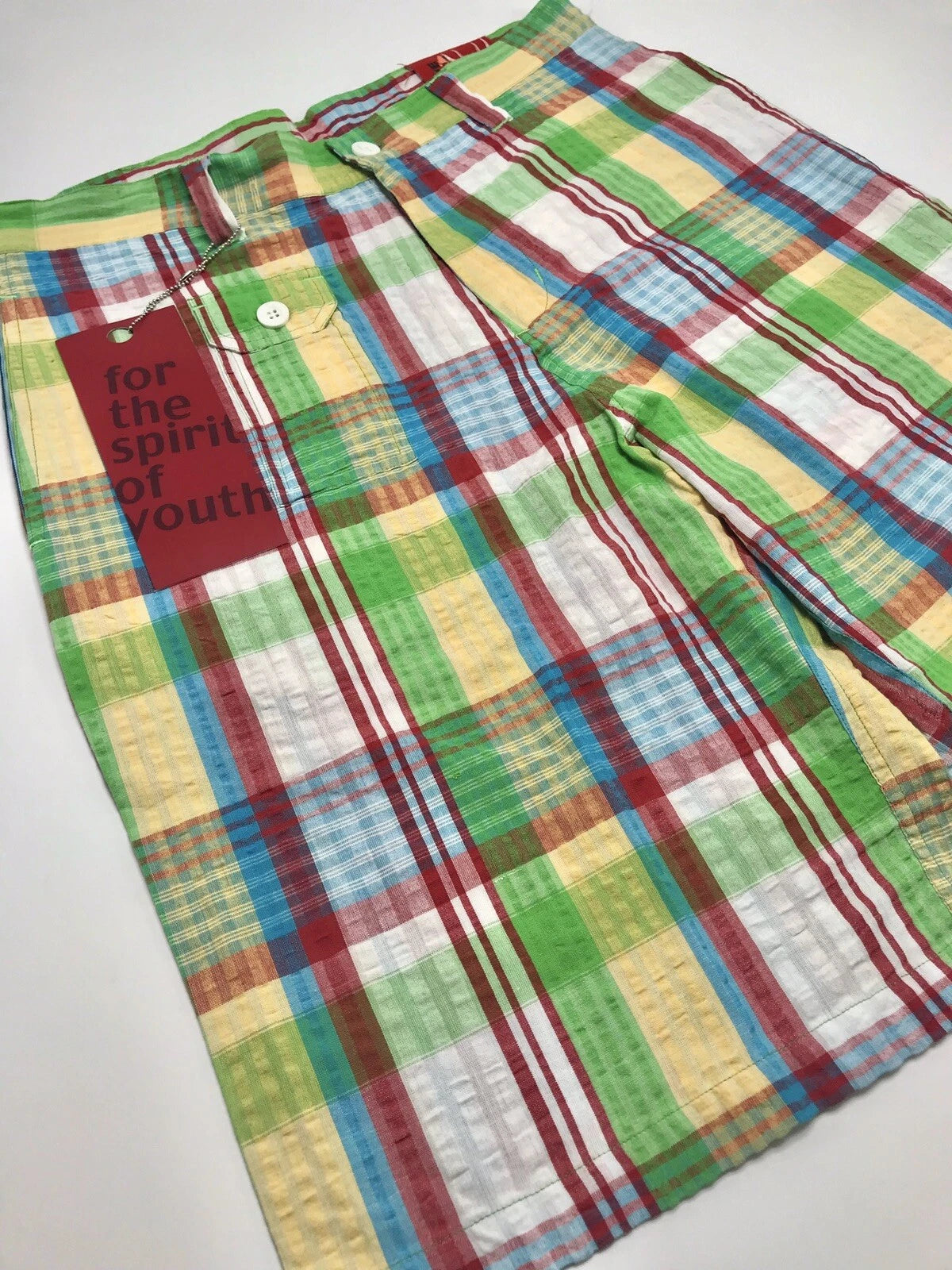 Men's Massive Revolution Plaid Multicolor Casual Shorts