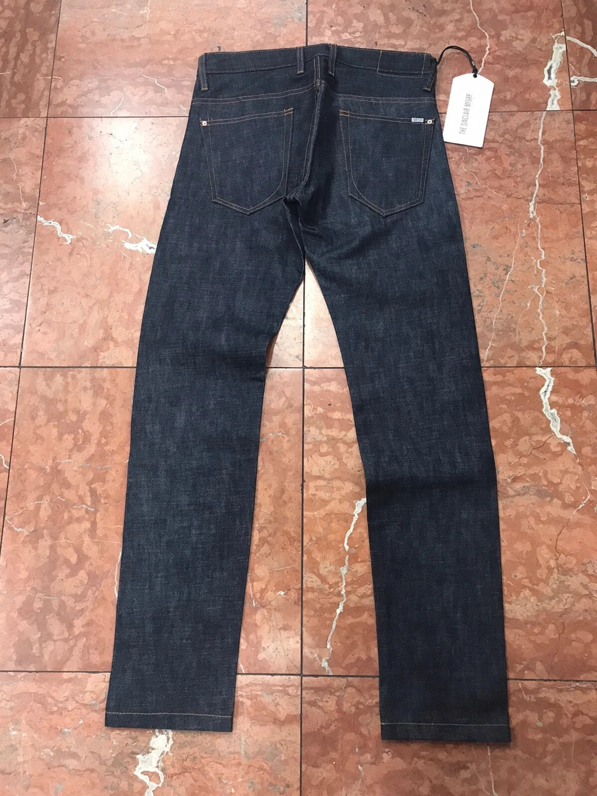 Men's Sinclair Raw Dk.Black Fashion Denim Pants