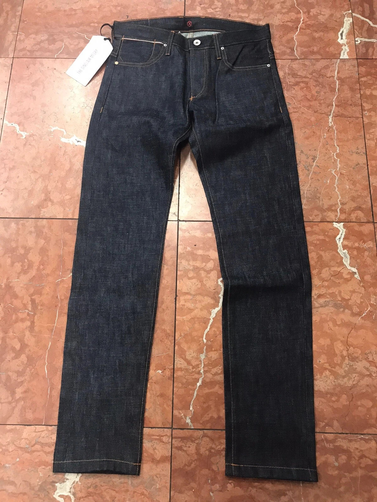 Men's Sinclair Raw Dk.Black Fashion Denim Pants