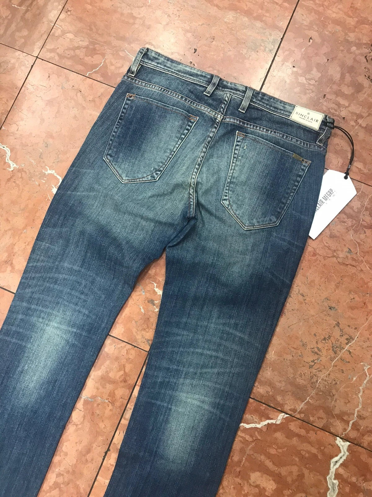Men's Sinclair Blue Vintage Fashion Denim Pants