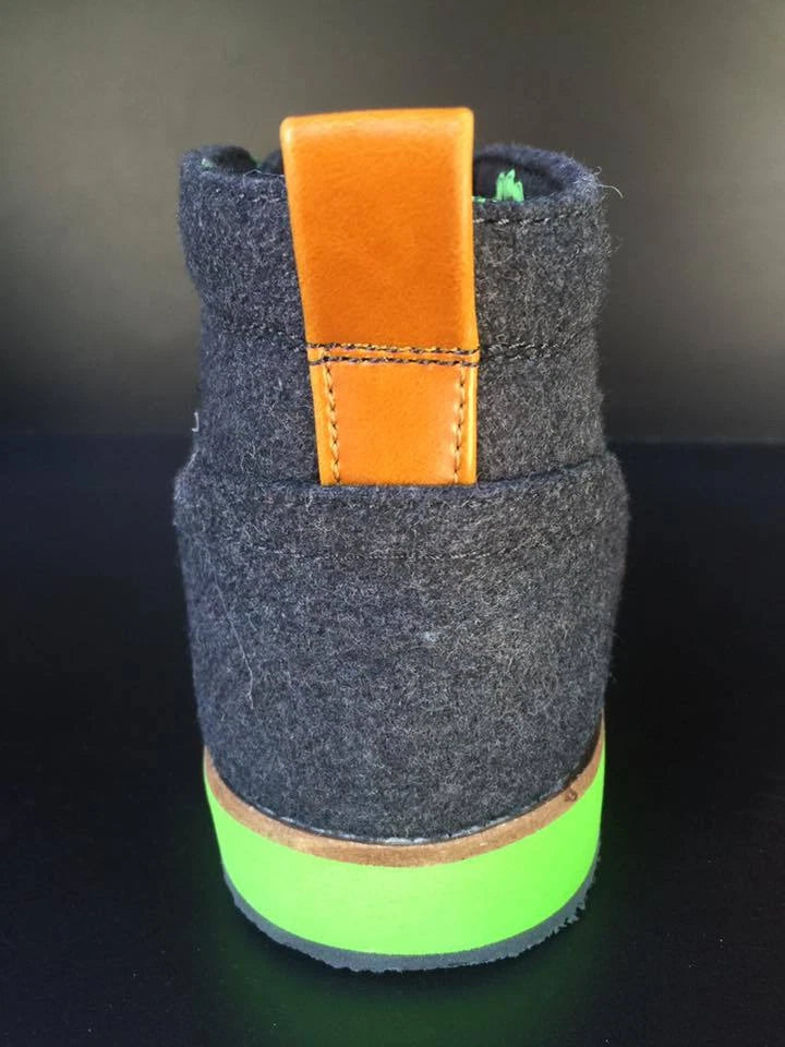 Men's Vlado Brandon Grey | Lime Green Fashion Sneakers