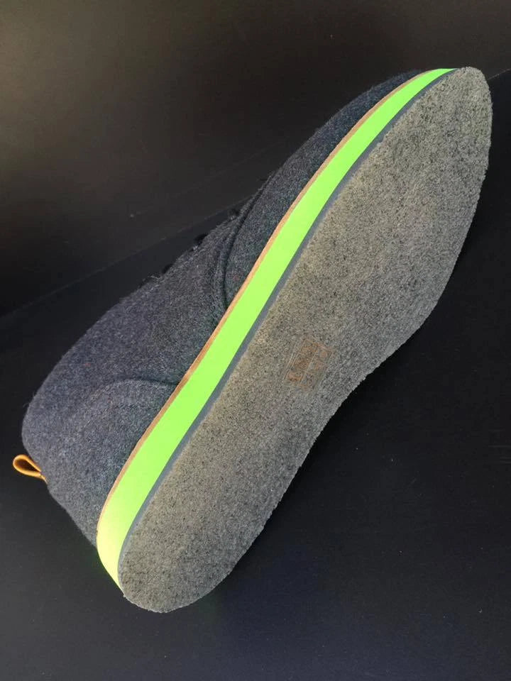 Men's Vlado Brandon Grey | Lime Green Fashion Sneakers