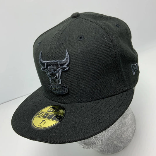 New Era Cap NBA Chicago Bulls Black | Grey 59FIFTY Hat
