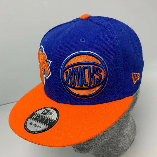 New Era Cap NBA NY Knicks Royal Blue Orange 59FIFTY Snapback Hat