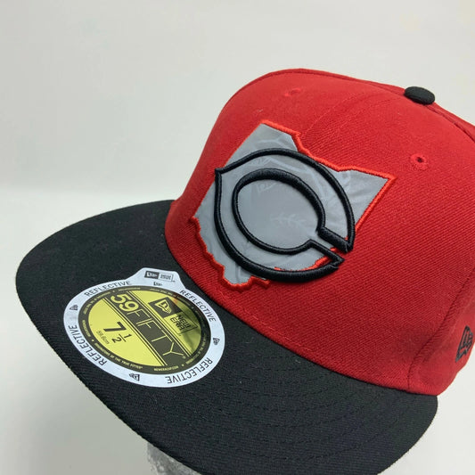 New Era Cap MLB Cincinnati Reds Red Black 59FIFTY Hat